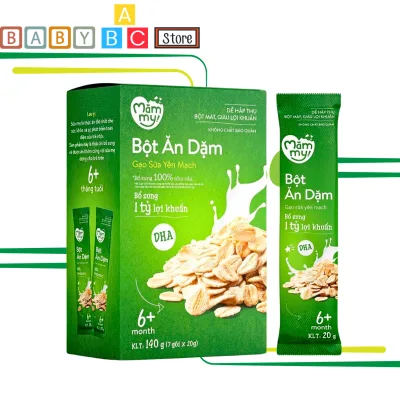 Bột Ăn Dặm Mămmy Sữa Yến Mạch DHA & Vitamin Cho Bé 6+ Tháng - Hương Vị Sữa Bắp Non Trái Cây