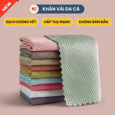 Khăn Vệ Sinh Vải Kiểu Dáng Da Cá Nhà Niêu Thấm Hút Nước Tốt Không Bị Xù Lông Khi Lau Tiện Lợi NA41