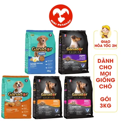 Ganador Dog Food Granules 3kg Many Flavors - Miki Petshop