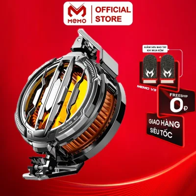 Quạt tản nhiệt điện thoại sò lạnh MEMO CX07 thế hệ mới làm lạnh đóng băng hỗ trợ tăng fps gaming liên quân PUBG FF