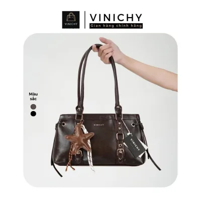Túi xách nữ đeo vai VINICHY, tote dung tích lớn size 32cm HA822