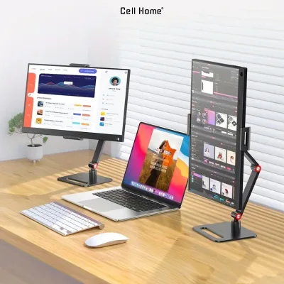360 Rotating Aluminum Alloy Tablet and Secondary Screen Stand ° Flexible Folding