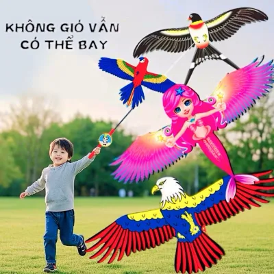 Cần Câu Diều Diều Anbebe Cầm Tay Diều Động Diều Hoạt Hình Cho Trẻ Em Diều Không Cần Gió Vẫn Có Thể Bay