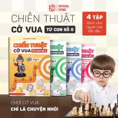 Sách cờ vua Chiến thuật cờ vua từ con số 0, sách dạy cờ vua, sách cờ vua cho bé, Nhà Sách 2HBooks