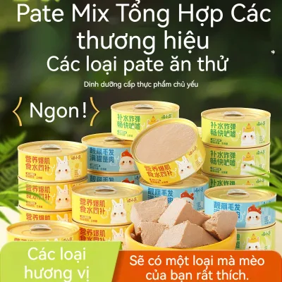 Pate Cho Mèo Tổng Hợp Các Loại Thức Ăn Cho Mèo Ăn Thử Thức Ăn Ướt