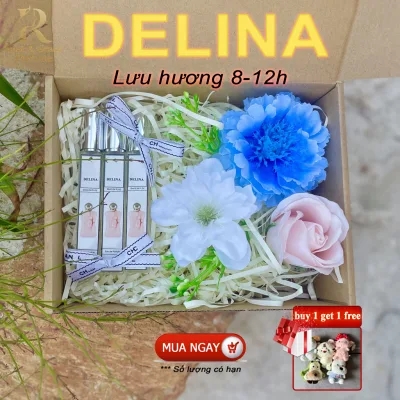 Set of 3 Bottles of Delina Women's Perfume 10ml Edp - Seductive, Personality, Ladylike - Lasts 8-12 Hours