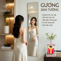 Gương Soi Toàn Thân Dán Tường Dán Tủ Quần Áo Q Decor, Gương Ghép Vuông Trang Trí Phòng Ngủ Phòng Khách Spa
