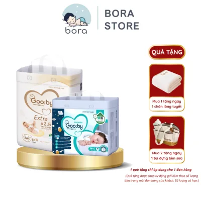 Bỉm Gooby quần/tã dán siêu mỏng mềm, khô thoáng và thấm hút tốt cho bé
