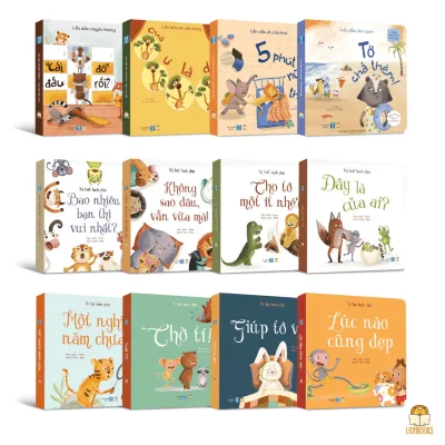 Combo 12 cuốn series Kỷ luật hạnh phúc (tùy chọn lẻ bộ) - Sách truyện bồi cứng cho bé 1-6 tuổi