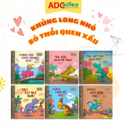Sách - Khủng Long Nhỏ Bỏ Thói Quen Xấu - Truyện Tranh Dạy Bé Kỹ Năng Sống - Rèn Thói Quen Tốt Mỗi Ngày