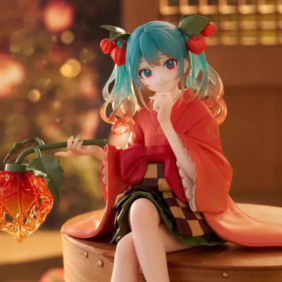 15.5cm Hoạt Hình Anime Hatsune Miku Noodle Stopper Hình -Hoa Cổ Tích Mùa Đông Anh Đào- PVC Bộ Sưu Tập Mô Hình Búp Bê Quà Tặng Hoạt Hình