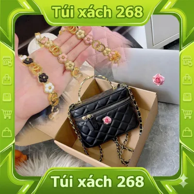 Túi xách nữ, Túi đeo chéo Cốp CN quai kiềng hoa Size 19 - Hot trend 2025, Cực xinh