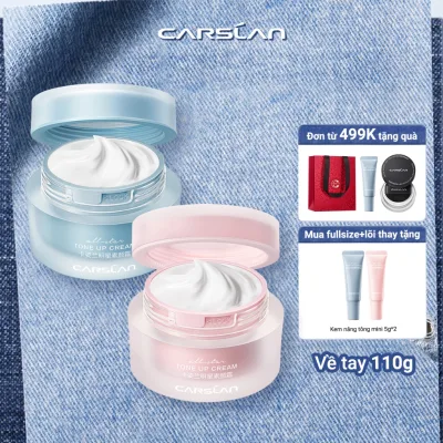 Kem nâng tông da Carslan kem lười trang điểm Kem lót che khuyết điểm hiệu quả Makeup nâng tông 50g