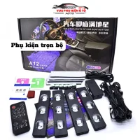 Đèn LED trang trí nội thất xe hơi 7 chế độ sáng, Đèn LED gầm ghế ô tô cảm biến theo nhịp nhạc theo nhạc , có điều khiển từ xa