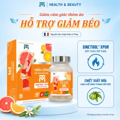 Viên uống hỗ trợ giảm béo VTM, hỗ trợ giảm cân, đốt mỡ giữ cơ, giảm cảm giác thèm ăn - Lọ 60 viên