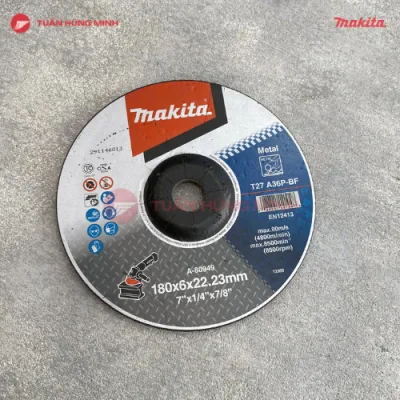 Makita Grinding Wheels Use 100Mm/125Mm/180Mm Models - Genuine Accessories, Available Stock - 5 Pieces - Vat Included