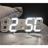 Đồng hồ LED 3D treo tường, để bàn thông minh TN828 Smart Clock và củ sạc