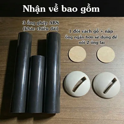 Combo Tự Làm Sáo Diều Bằng Vách Gỗ, Ống Nhựa ABS [ Miệng sáo thô ]