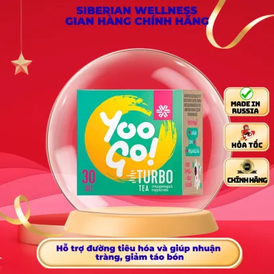 Trà thảo mộc Siberian Wellness YooGo Turbo Tea , Hỗ trợ giảm táo bón, cải thiện hệ tiêu hóa