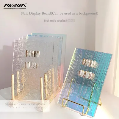 Angnya Nhật Bản Phụ Kiện Trang Trí Móng Tay Nghệ Thuật, Đạo Cụ Chụp Ảnh, Dụng Cụ INS, Bảng Màn Hình Acrylic