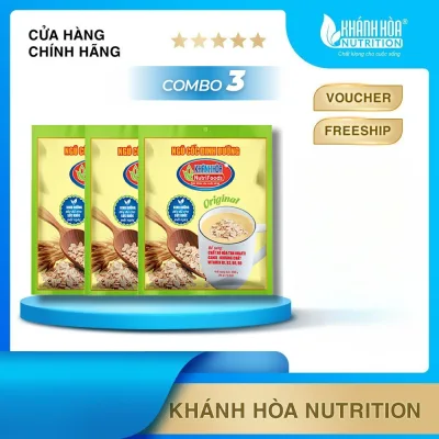 Ngũ Cốc Dinh Dưỡng Khánh Hòa NutriFoods - Bổ Sung Chất Xơ Hòa Tan, Vitamin, Khoáng Chất (Túi 18 gói x 25g)