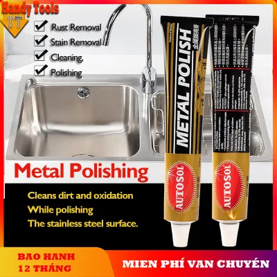 Kem Đánh Bóng Kim Loại 50g - Đánh Bay Gỉ Sét, Vết Bẩn, Đánh Sáng Inox, Nhôm, Sơn, Phù Hợp Bảo Dưỡng, Sửa Chữa, Làm Sạch