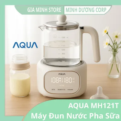 Máy Đun Nước Pha Sữa Khử Trùng Aqua MH121T - Khử Clo - 6 Chế Độ - Thông Minh - Hàng Chính Hãng