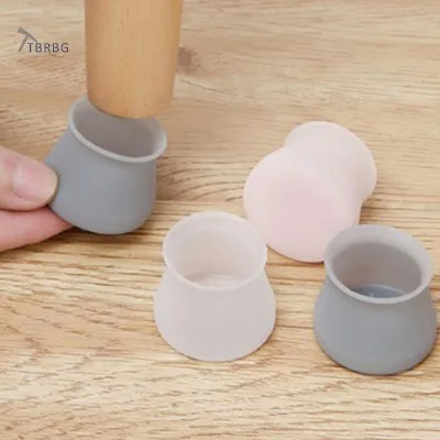 TBRBG Bàn Chân Pad Cover Silicone Chân Cao Su Ghế Tròn Bảo Vệ Sàn MỚI