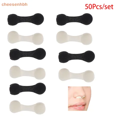 Cheehbh 50 Cái Đầu Nám Nút Lọc Mũi Bọt Biển Đen / Trắng Chống Ô Nhiễm VN