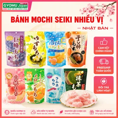Bánh mochi Seiki Daifuku Nhật Bản gói 130g (nhiều vị) - Gyomu Japan