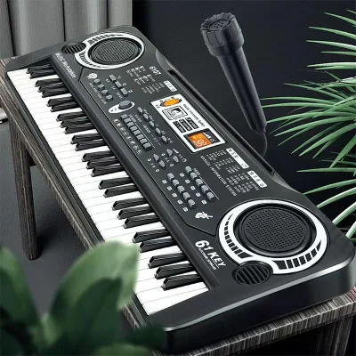 Đàn Organ Điện Tử Trẻ Em 61 Phím – Đàn Piano Đồ Chơi Cho Bé Tích Hợp Micro, Nhiều Chức Năng, Phát Triển Âm Nhạc