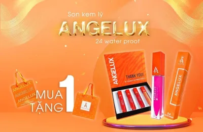 Son Kem Lì Angelux 24h Water Proof Nhiều Màu 20g Chính Hãng Lâu Trôi Bền Màu Mềm Môi Chống Thấm 24h (INBOX MÀU CHO SHOP)