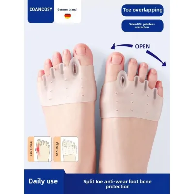 Nhật Bản Nhập Khẩu UZZUTAITAI Ngón Tay Cái Valgus Corrector Chia Ngón Chân Thiết Bị Năm Cánh Trước Miếng Lót Chống Phai Miếng Lót Ngón Chân Corrector