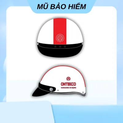 Mũ bảo hiểm nửa đầu chính hãng Ontekco thiết kế đẹp đảm bảo chất lượng an toàn khi tham gia giao thông