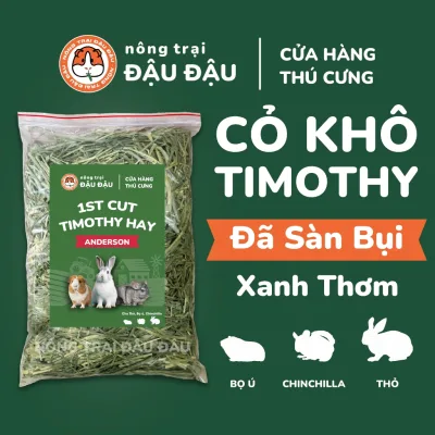 Cỏ Timothy Cho Thỏ, Bọ Ú, Chinchilla Cỏ Timothy 500g, 1kg