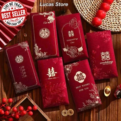 Lixi Bê Tráp, Lixi Cưới, Lì Xì Song Hỷ Dành Cho Cưới Hỏi, Nạp Tài, Bê Tráp