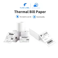 Giấy In Nhiệt Decal A6 - 100x150mm - Tệp 500 Tem In Bill TMĐT Cuộn A6 A7 Tem Trà Sữa Có Lớp Keo