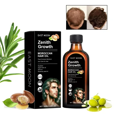 East Moon Hair Care Essential Oil Rosemary Hair Care Oil Repairs Dry Hair and Absorbs Moisturizing Nutrients Thick Base Solid Oil 100ml