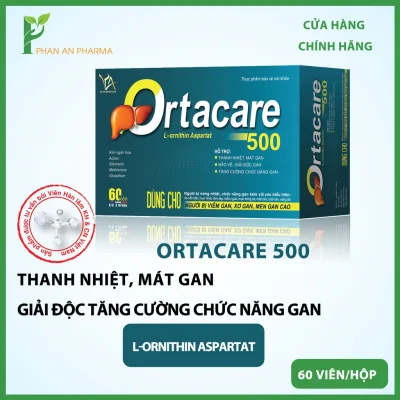 Thực phẩm chức năng giải độc gan Ortacare, hỗ trợ thanh nhiệt, giải độc, mát gan Nines Beauty Dược mỹ phẩm Phan An Green