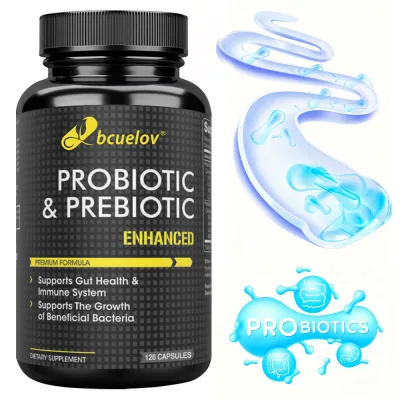 Bcuelov Health Supplements: Probiotics and Prebiotics Support Intestinal Health and the Immune System.