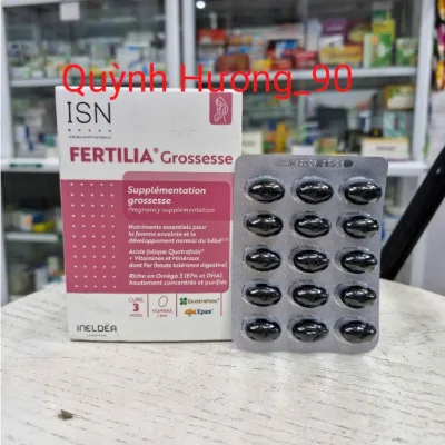 FERTILIA Grossesse 90 viên giúp bổ sung DHA và các vitamin khoáng chất thiết yếu cho mẹ bầu