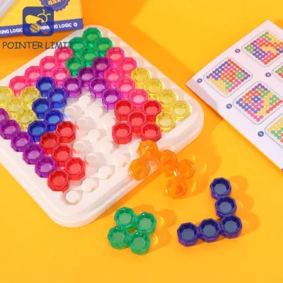 POINTER LIMIT Slide Puzzle Board Game, Phân tích hình dạng 40 khối thách thức Trò chơi bảng Sudoku, Nhựa vui nhộn Montessori IQ Xếp hình đầy màu sắc Đồ chơi thông minh Trẻ em Bé gái Bé trai