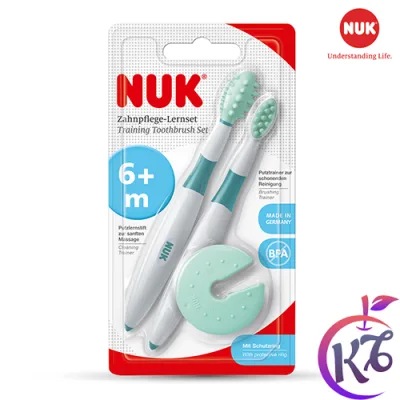 Bộ chăm sóc răng miệng khởi đầu NUK cho bé - NU08364 - ban chai danh rang ve sinh rang mieng tre em