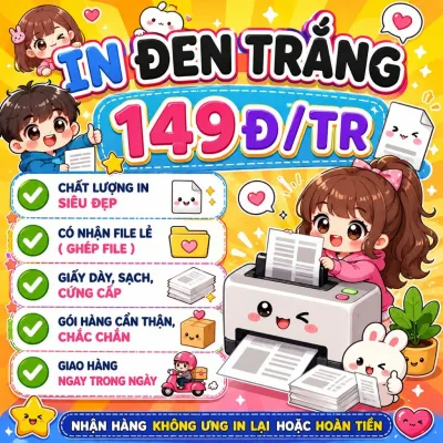 IN GIÁ RẺ, IN ONLINE, IN TÀI LIỆU HỌC TẬP