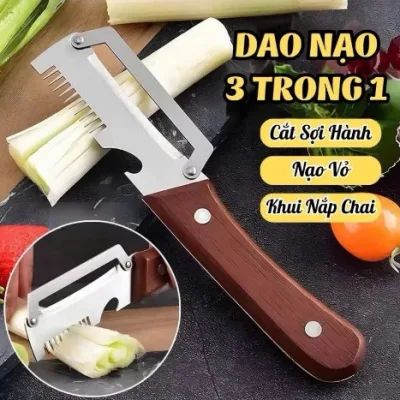Dao Gọt Vỏ, Đa Chức Năng, Đặc Biệt Cho Nhà Bếp, Gọt Khoai Tây Và Trái Cây, Gia Dụng,Gọt Hành Tây Và Dưa Lưới, Dao Răng C
