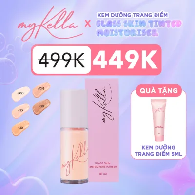 Kem Dưỡng Trang Điểm myKella Nâng Tone Da, Che Phủ Hoàn Hảo, Dưỡng Da Bóng Khỏe 30ml