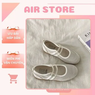 Giày Ballet Mary Jane, Giày Mary Jane Nữ Phong Cách Thời Thượng Lùi 1 Size N38 || Air Sneaker