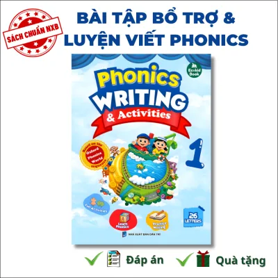 Sách - Phonics Writing & Activities 1 - Tài liệu bổ trợ Oxford Phonics World