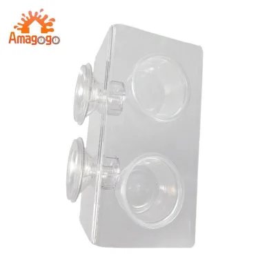 Nước Bò Sát Acrylic Bát Ăn Nhảy Nhện Ăn Món Ăn Trong Suốt Và Tiết Kiệm Không Gian Cho Terrarium Trang Trí Thiết Bị Thương Mại Thú Cưng Nhỏ