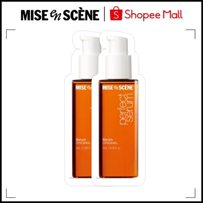 2x Tinh chất dưỡng tóc mise en scène Perfect Serum Original 2ml giúp phục hồi tóc hư tổn mềm mượt, chắc khỏe